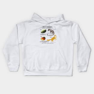Fruits and Mongooses 1 Kids Hoodie